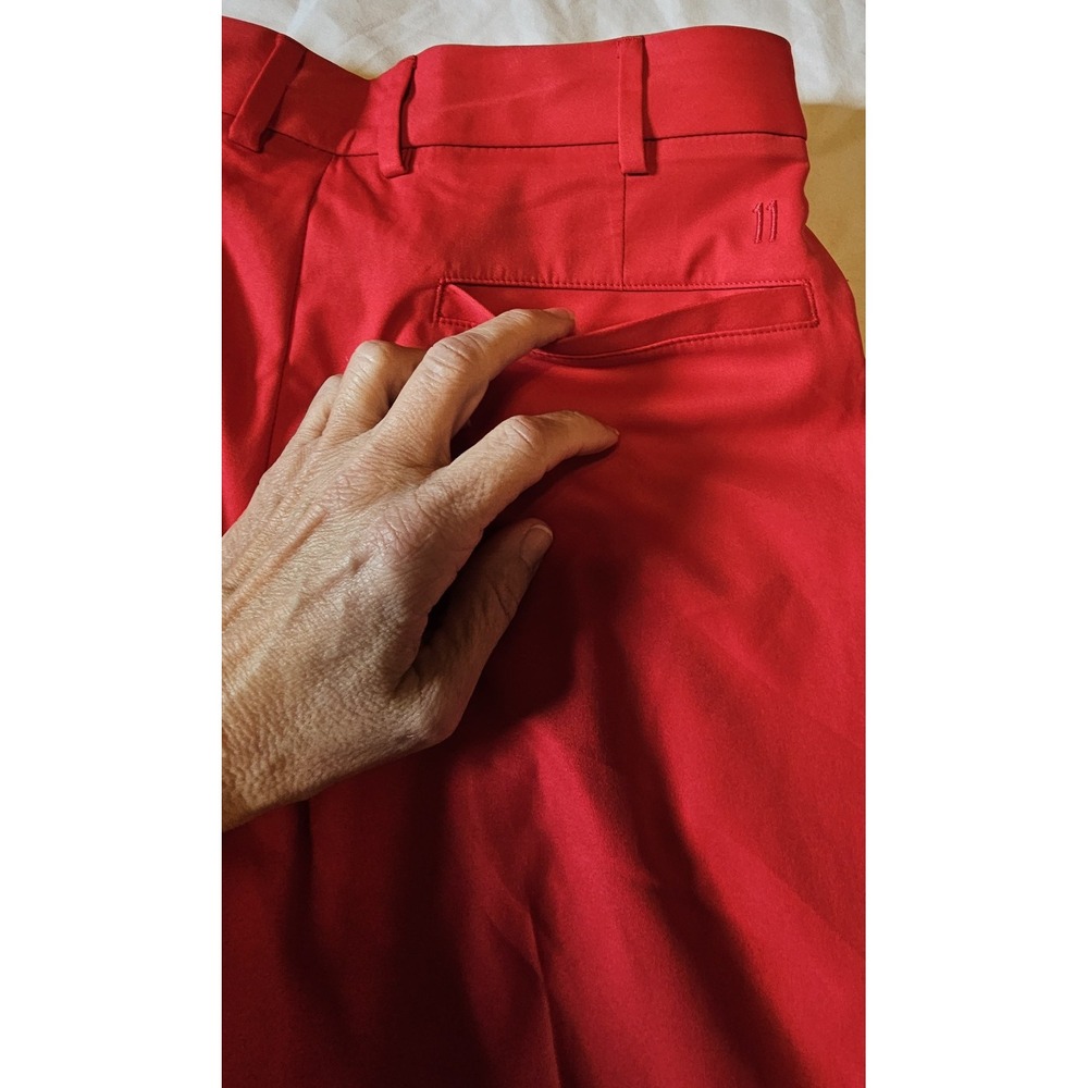 NWT Walter Hagen Performance 11 USA Solid Short Positive Red Size 30 - Picture 8 of 10